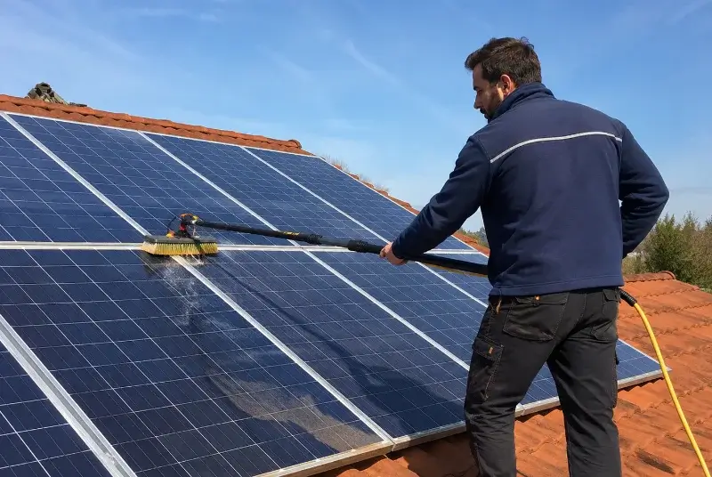 Nettoyage et entretien de panneaux solaires à Wervicq-Sud